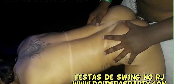  Gangbang da Atriz porno Bianca Naldy com muito Anal em festa de swing Janeiro 2019 - Parte 1